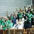 Krka Union Olimpija superpokal Lucija Kelti navijači gledalci tribuna