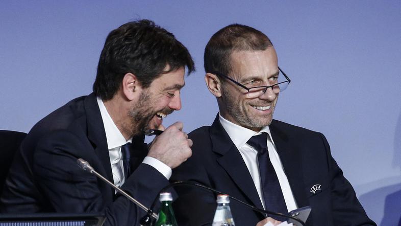 Andrea Agnelli Aleksander Čeferin