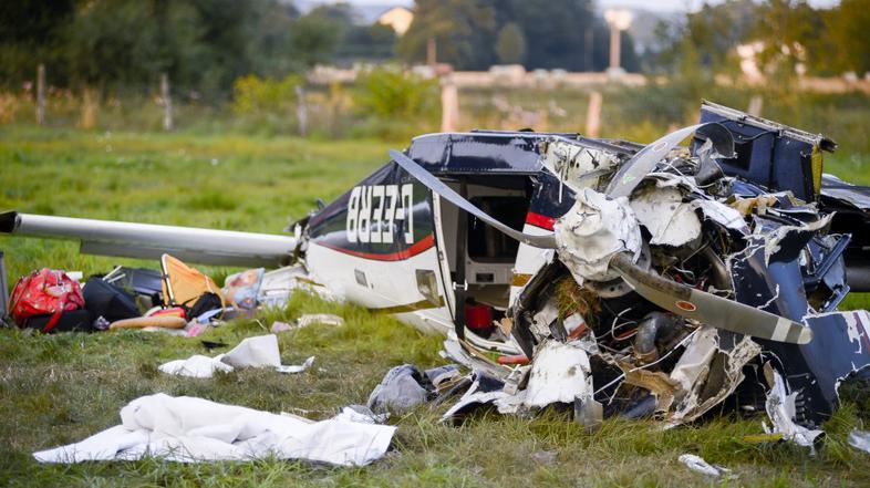 Strmoglavljenje letala v Nemčiji