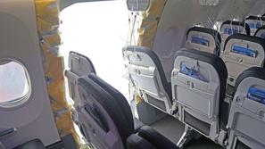 letalo boeing 737 Max 9 odpadla vrata