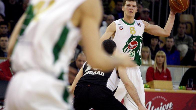 liga NLB Union Olimpija Partizan Jaka Klobučar