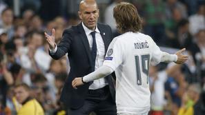 Luka Modrić, Zinedine Zidane