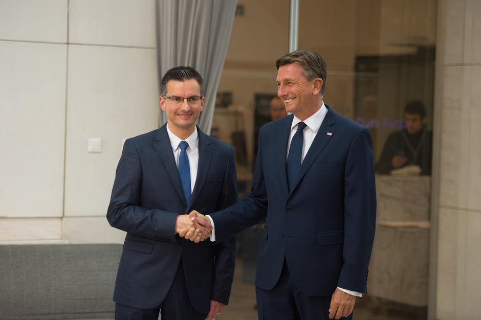 Predsedniške volitve 2017 rokovanje šarec pahor | Avtor: Anže Petkovšek