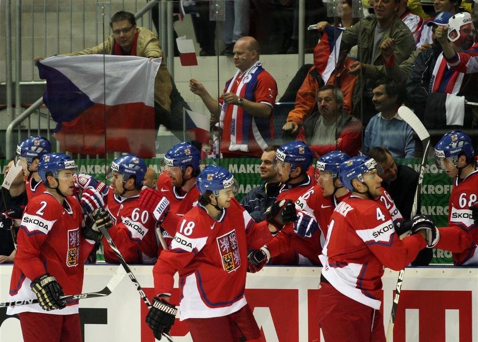 Frolik Michael gol zadetek veselje proslavljanje slavje proslava