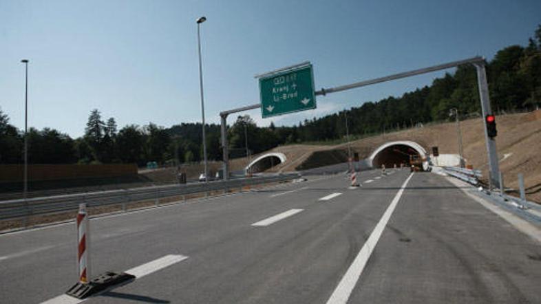 Šentviški predor so prvič zaprli le dve uri po odprtju.