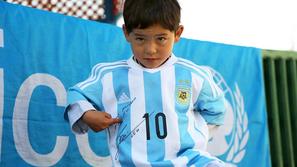 murtaza ahmadi lionel messi unicef