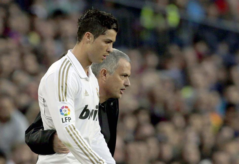 jose mourinho cristiano ronaldo