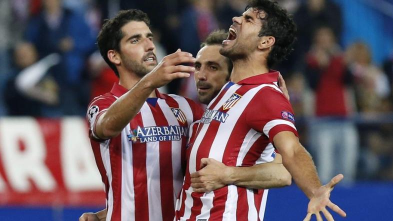 Diego Costa Raul Garcia Juanfran Torres Atletico Madrid Austria Liga prvakov