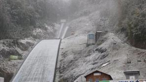 Smučarska skakalnica v Kranju.