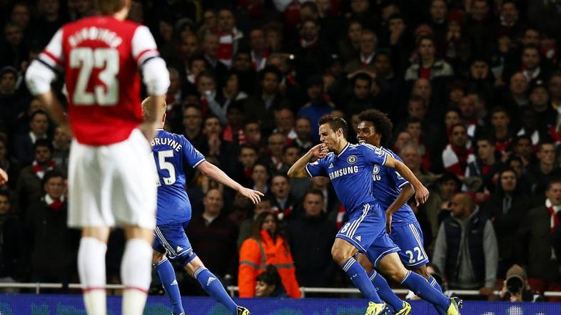 Azpilicueta Willian Arsenal Chelsea angleški ligaški pokal