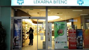 ljubljana 23.12.09, lekarna Bitenc, mercator center, lekarna, ponovno odprta, bi