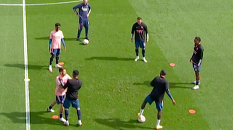 Dani Ceballos in Eddie Nketiah