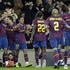 Pedro Rodriguez Eric Abidal Daniel Alves Gerard Pique Xavi Hernandez Rafael Marq