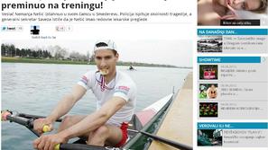 Nešić veslanje srbija Telegraf smrt