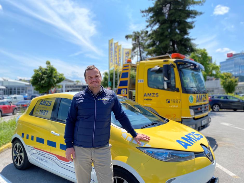 Vodja AMZS servisa Jurij Kočar | Avtor: AMZS
