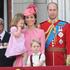 Princesa Charlotte in princ Charles na rojstnem dnevu Elizabete II.