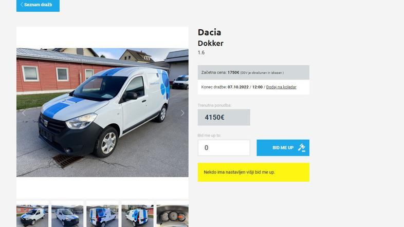 Spletna dražba vozil Autopoint