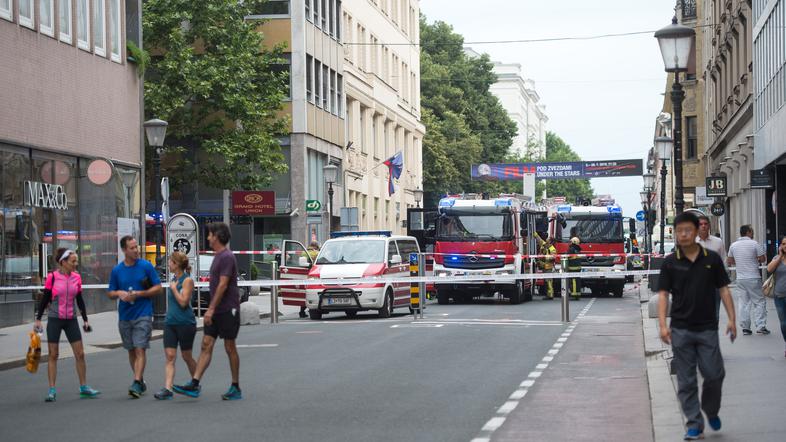 požar v Hotelu Union Ljubljana