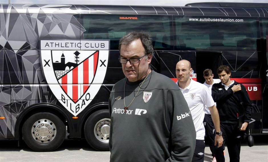 Bielsa Atletico Madrid Athletic Bilbao Evropska liga finale letalisce odhod | Avtor: EPA