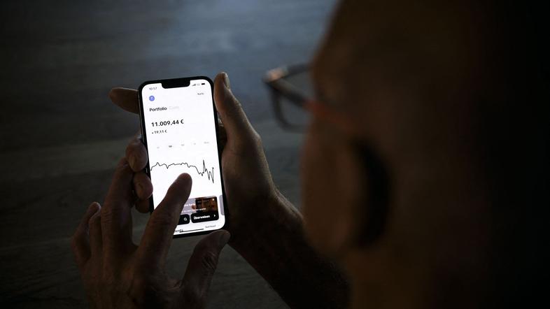 Trade Republic na mobilnem telefonu