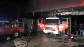 Požar v gasilskem domu