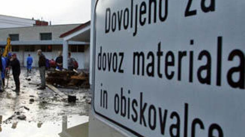 Največje težave občini predstavlja čiščenje in odvoz naplavin.