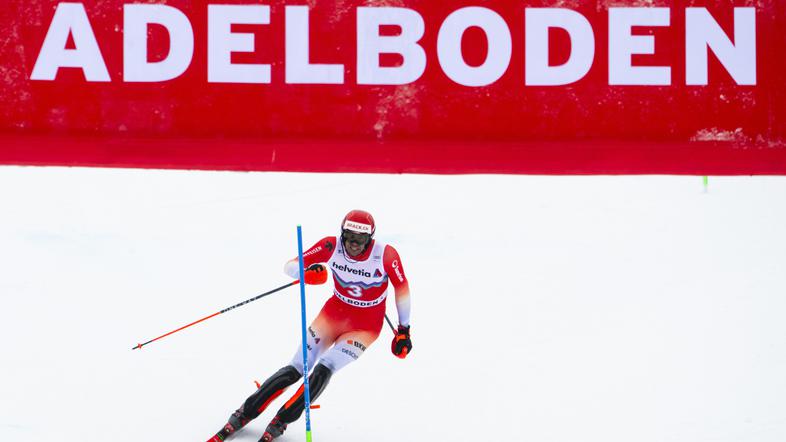 Manuel Feller slalom Adelboden