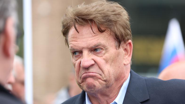 protest upokojencev pavle rupar