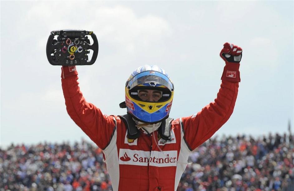 fernando alonso zmaga SIlverstone