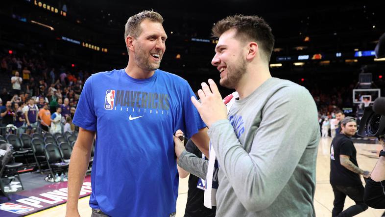 Dirk Nowitzki in Luka Dončić
