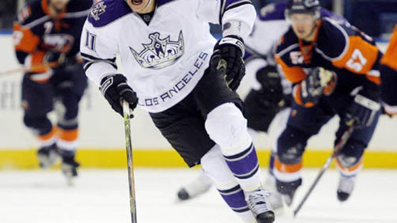 Z novima dvema goloma je Anže Kopitar že pri 53 točkah.