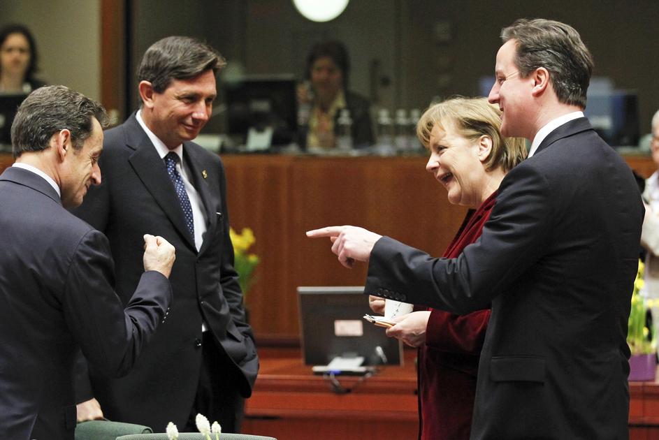 Boris Pahor, Nicolas Sarkozy, Angela Merkel