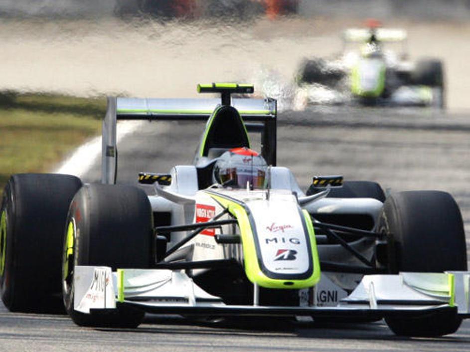 Brawnoma je bil v Monzi edini tekmec Hamilton, ki se je zavrtel v zadnjem krogu.