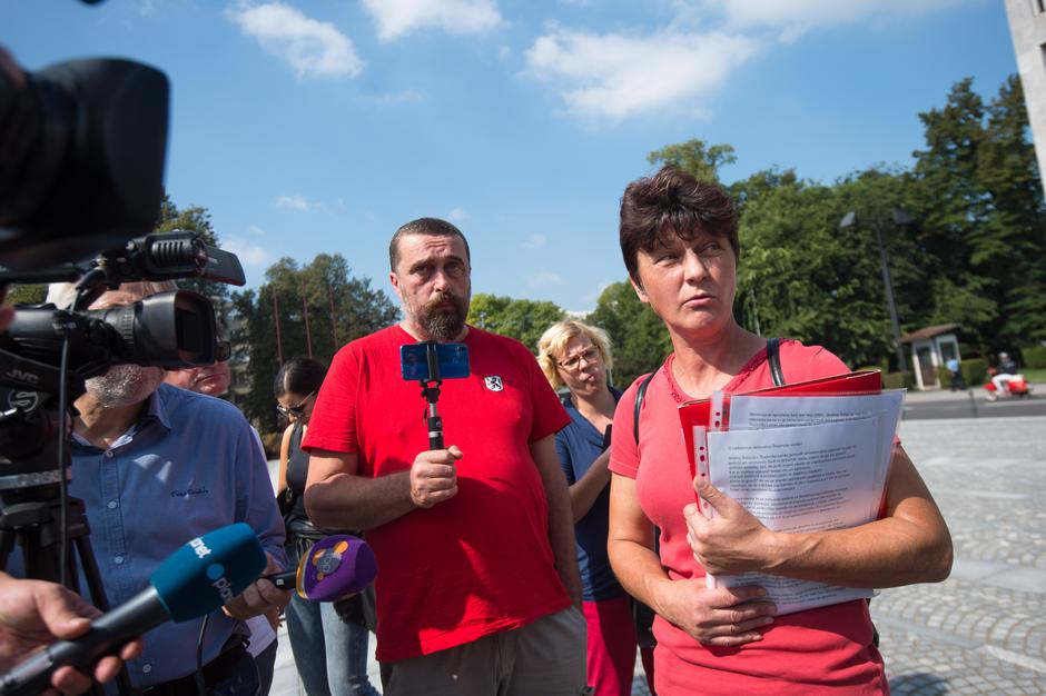 TK štajerske varde pred DZ | Avtor: Anže Petkovšek