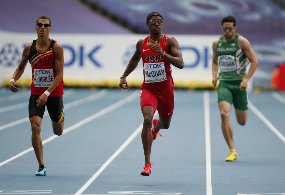 sp v atletiki 400 m Kevin Borlee Tony McQuay | Avtor: EPA