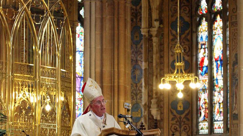 Kardinal Brady je priznal, da je bil odziv Cerkve neustrezen. (Foto: AP)
