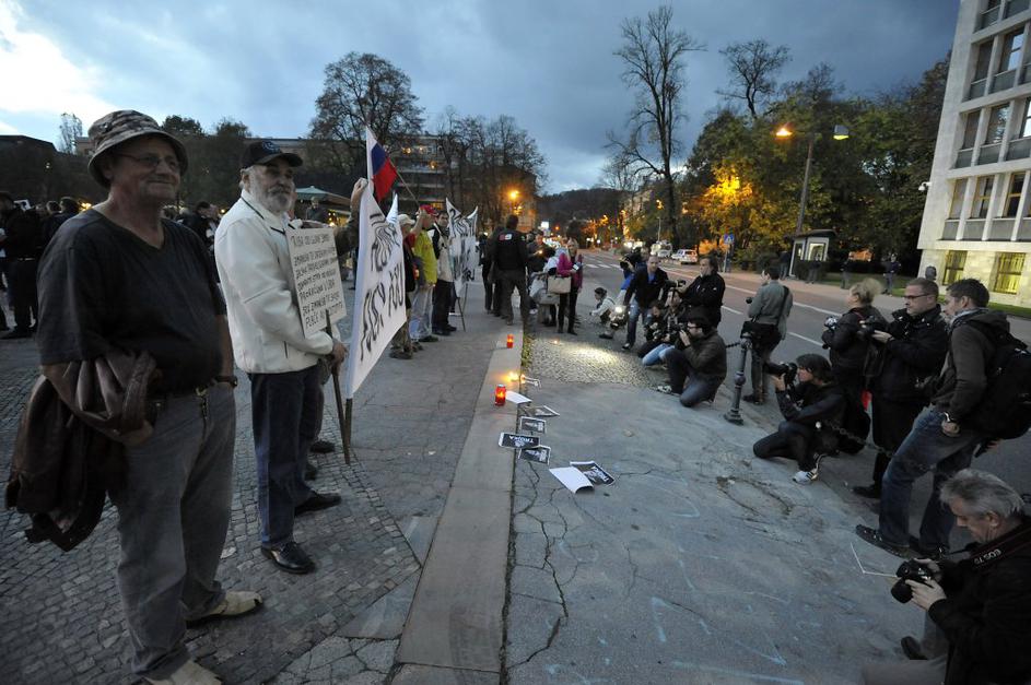 Protestni shod Ljubljana
