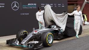 Hamilton Rosberg Mercedes testiranje Barcelona
