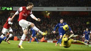 Bendtner Marshall Arsenal Cardiff City Premier League Anglija liga prvenstvo