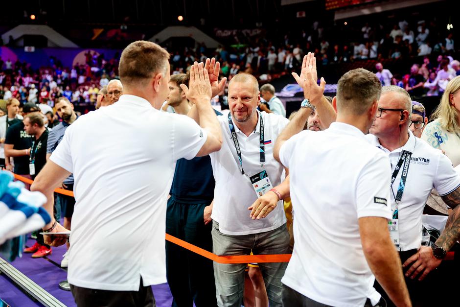 eurobasket 2025 Izrael Slovenija, matej erjavec | Avtor: Saša Despot
