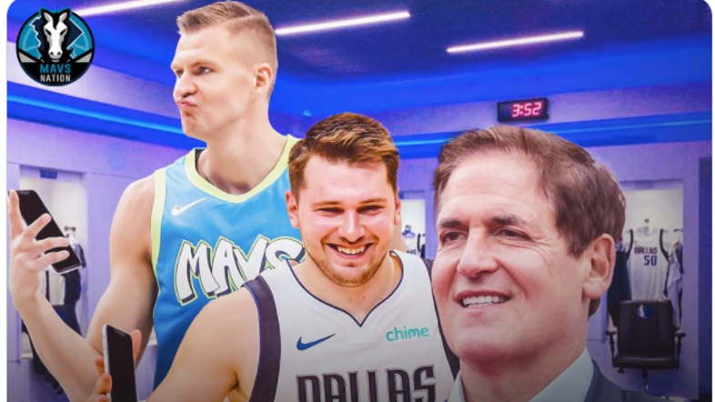 Luka Dončić, Kristaps Porzingis, Mark Cuban