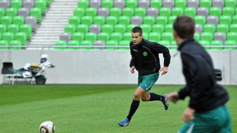 Adnan Bešić je dosegel dva zadetka v Stožicah. (Foto: Anže Petkovšek)