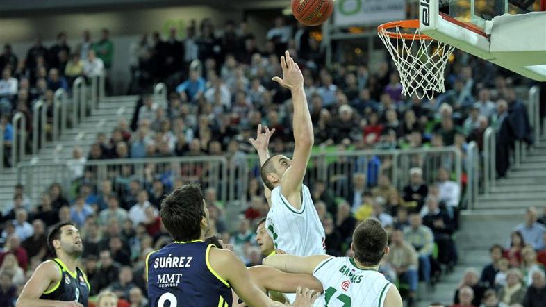 Union Olimpija Real Madrid Evroliga dvorana Stožice Page Baynes Suarez Reyes