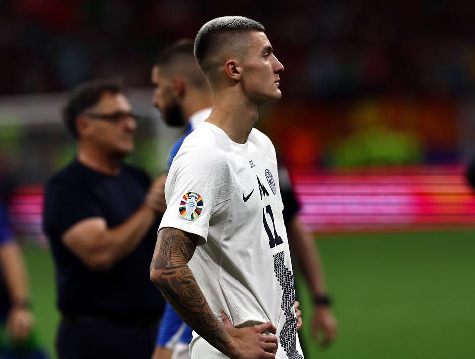 Benjamin Šeško Slovenija osmina finala Euro 2024 | Avtor: Epa