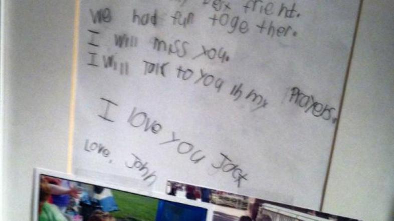 Poslovilno pismo od ubitega Jacka