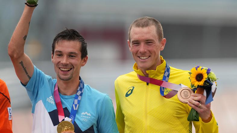 Primož Roglič in Rohan Dennis