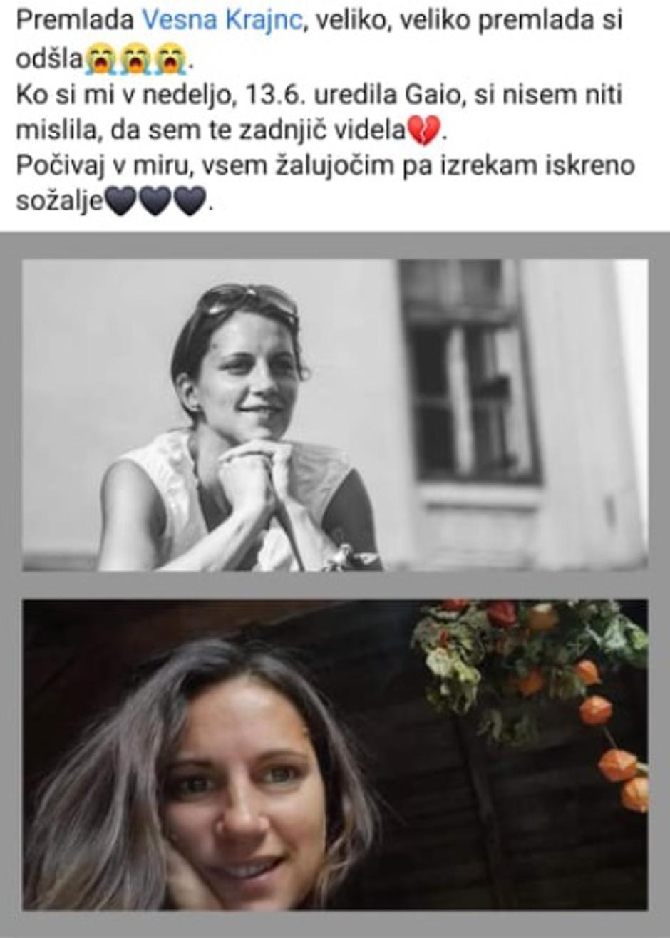 vesna krajnc | Avtor: Facebook