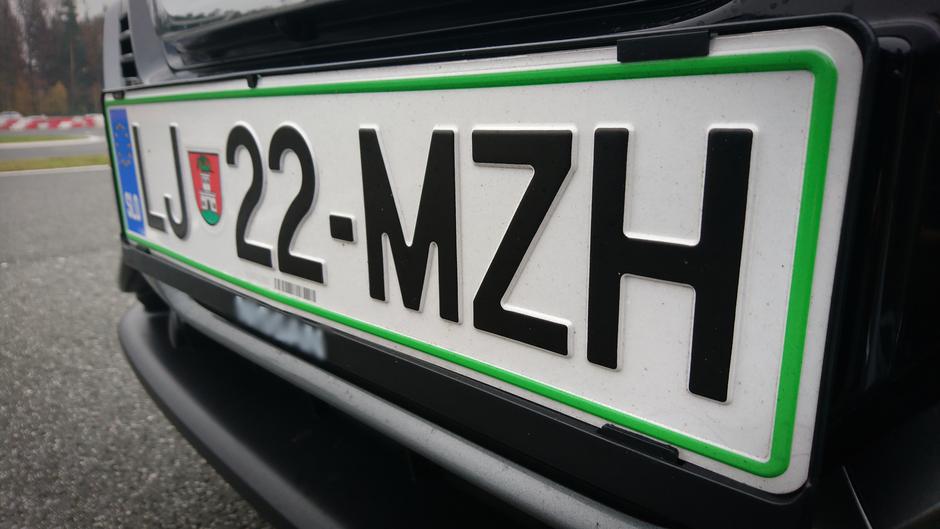 Registrska tablica | Avtor: Žurnal24 