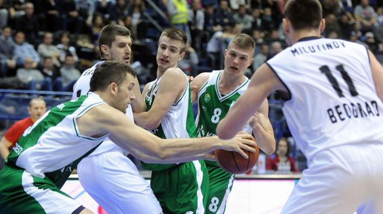 (Partizan - Krka) liga Aba Murić