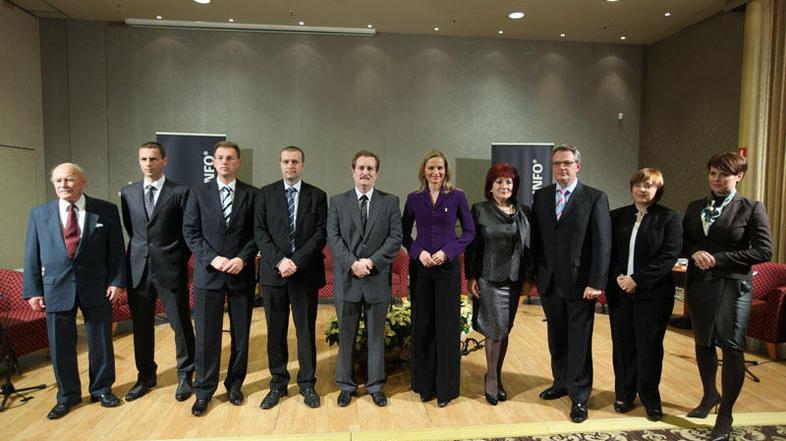 Letošnjih deset najvplivnejših pravnikov (Foto: IUS SOFTWARE)